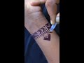 band tattoo trick shorts artist_kumresh