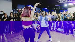 Daniel and Desiree workshop demo at Montreal Bachata Senusal Nights 2017