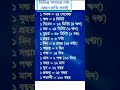 বিভিন্ন সময়ের নাম জেনে রাখি সবাই shortvideo