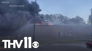 District leaders start clean up after fire damages Warren High School