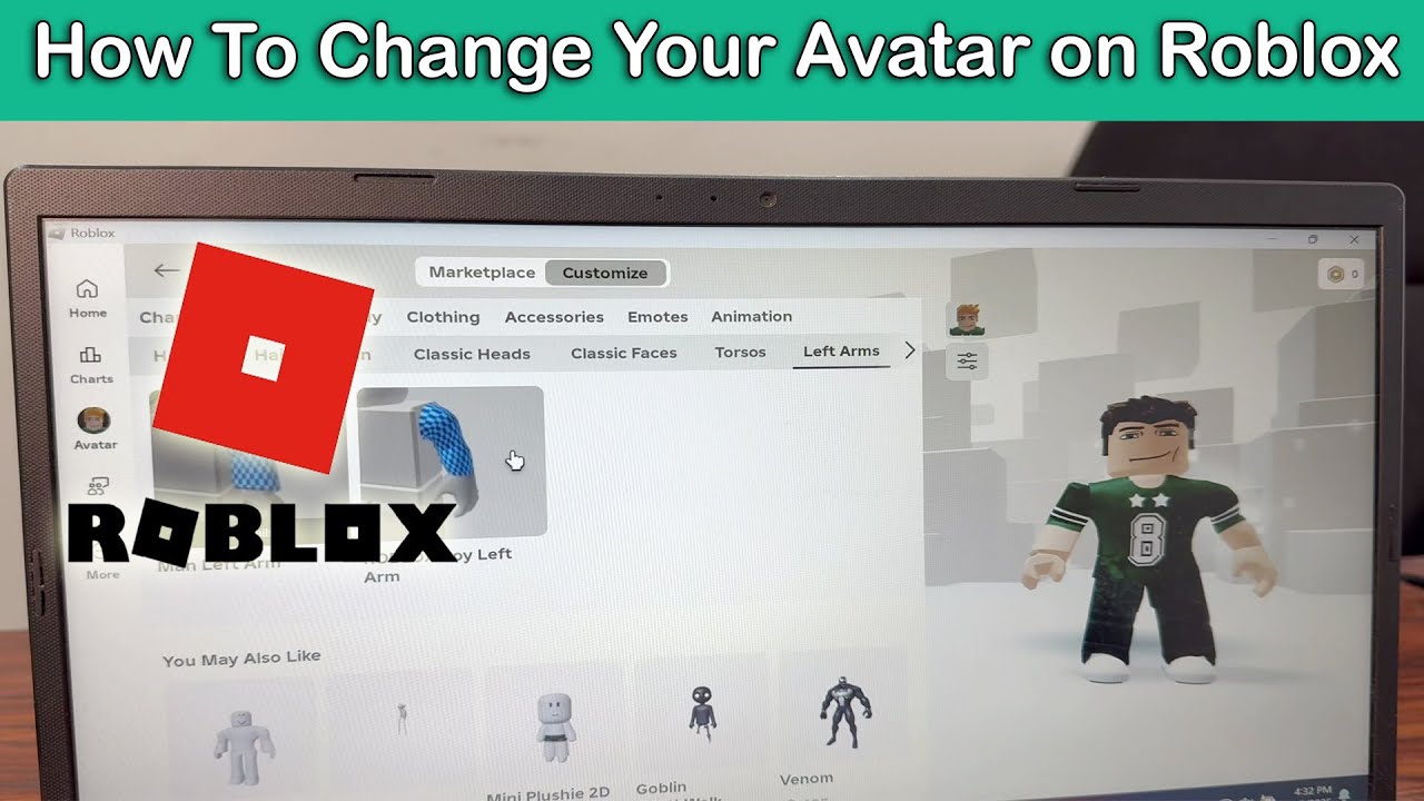 How To Change Your Avatar On Roblox Step By Step Youtube