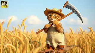 The Hardworking Farm Cat’s Amazing Adventures! #ai #cat #cutecat #kitten #story #catstory