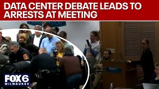 3 arrested over data center in Port Washington meeting | FOX6 News Milwaukee