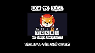How to sell Shiba Inu or other Token/Coin / Deposit to your bank account (v2, slippage 5%)