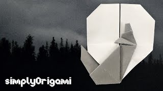 ORIGAMI Howling Wolf | easy paper HOWLING WOLF | How To 🌸 | by Chris Alexander