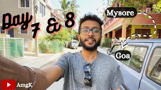 Mysore to Goa Road-trip! | The Drive Back Home | Day 7 \u0026 8 | AmgK