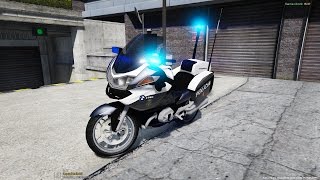 GTA V LSPDFR: Dia 43 Moto de la Policia Nacional