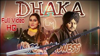 Dhaka - Sidhu Moosewala Feat Afsana Khan | Official Video | New Punjabi Song 2019 - Life Madness