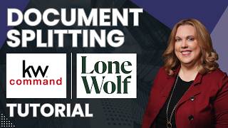 How to Split Documents in Lone Wolf Transactions for KW Command Compliance