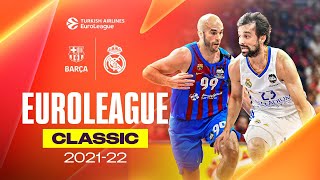 El Clásico Drama | Barcelona - Real Madrid | EUROLEAGUE CLASSIC GAMES 2021-22