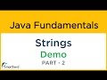 Java STRINGS tutorial with example. Java Tutorial for Beginners #7.2