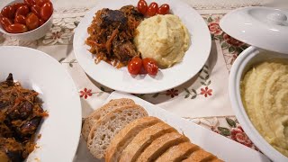 Braised Cabbage and Mashed Potatoes