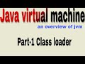JVM Part-1 || A brief overview of Class Loader in jvm.