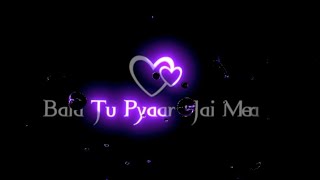 Tu Pyar Hai Mera Status | Yasser Desai Song | Black Screen Status | 4k Full Screen Status 🔥