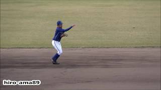 《広商ー広陵定期戦・ＯＢ戦》　広島商業　【シートノック】　20191117@コカ