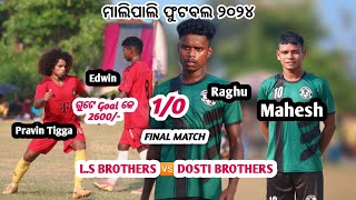 Final Match 1/0 || L.S Brother's 🆚 Dosti Brother || Malipali Bargarh 2024 @MrSaratVlogs