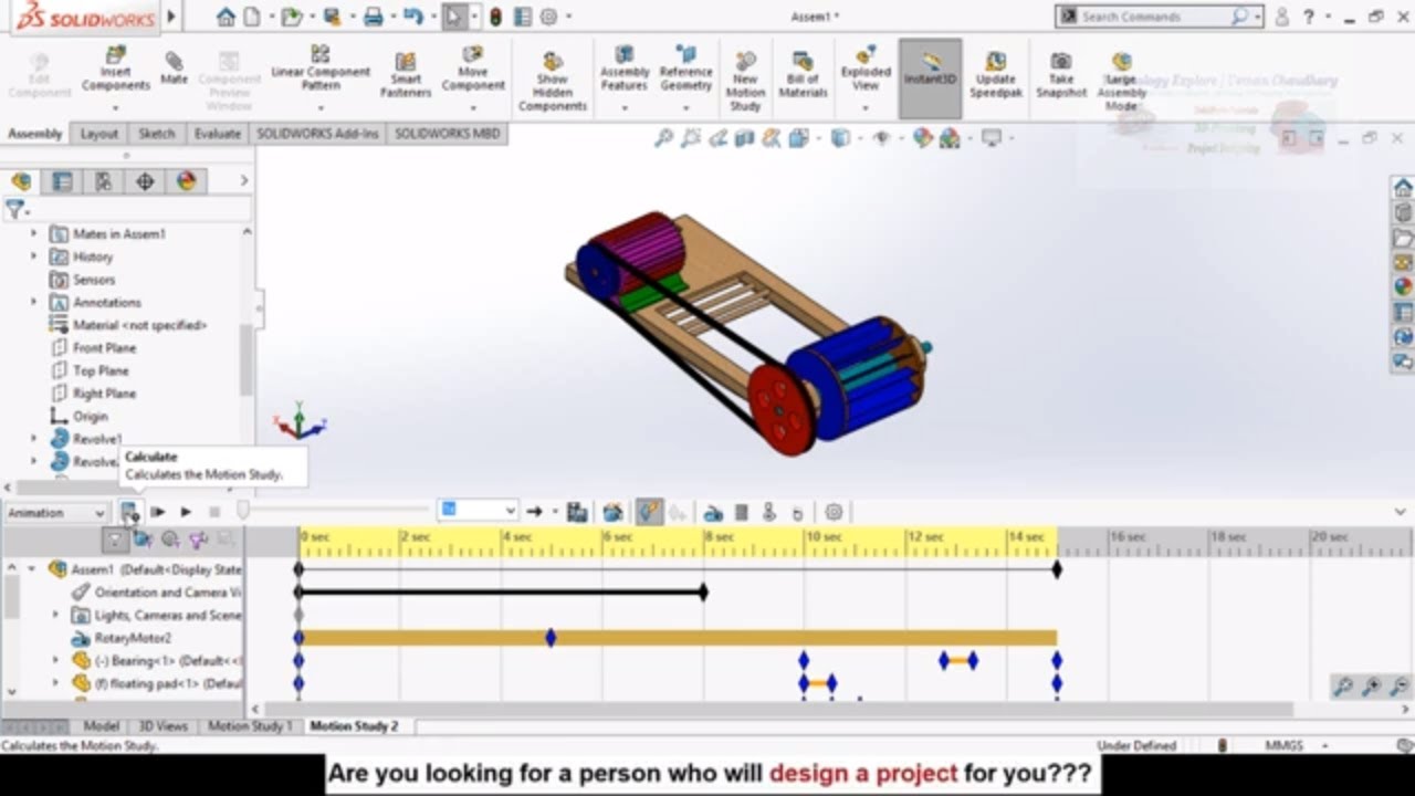 Solidworks Walk Through Animation Tutorial Mrqo