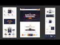Create A Multiple Pages website html css javascript & bootstrap || With source code