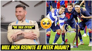 🥺Messi Speaks On Neymar \u0026 Inter Miami's Plan To Revive MSN Trio: Exclusive Interview