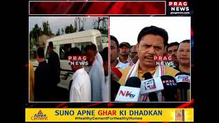 Congress leader Bhupen Kumar Borah visited the family of affected in the Baghjan fire tragedy