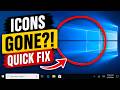 Desktop Icons Disappeared Windows Fix