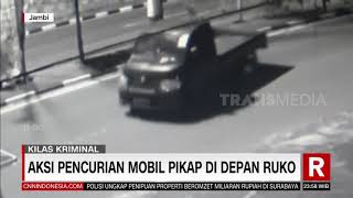 AKsi Pencurian Mobil Pikap Di Depan Ruko | REDAKSI MALAM (24/11/21)