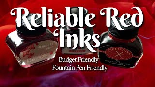 Reliable Red Inks. Make your writing be noticed!