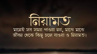 নিয়ামত মানেই পাওয়া নয়।,,, বুঝতে হবে কোনো কিছুই চিরস্থায়ী নয়,,!!,,‎#আবু_ত্বহা_মুহাম্মদ_আদনান