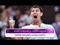 Novak tested by Popyrin | Novak Djokovic vs Alexei Popyrin | Highlights | Wimbledon 2024