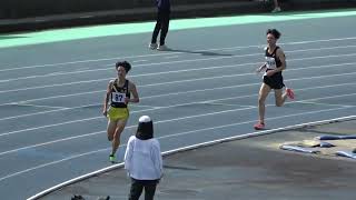 20231021 秋季延岡記録会 共通男子800ｍ決勝3組（甲斐 想大・延岡商業高2：2'00\