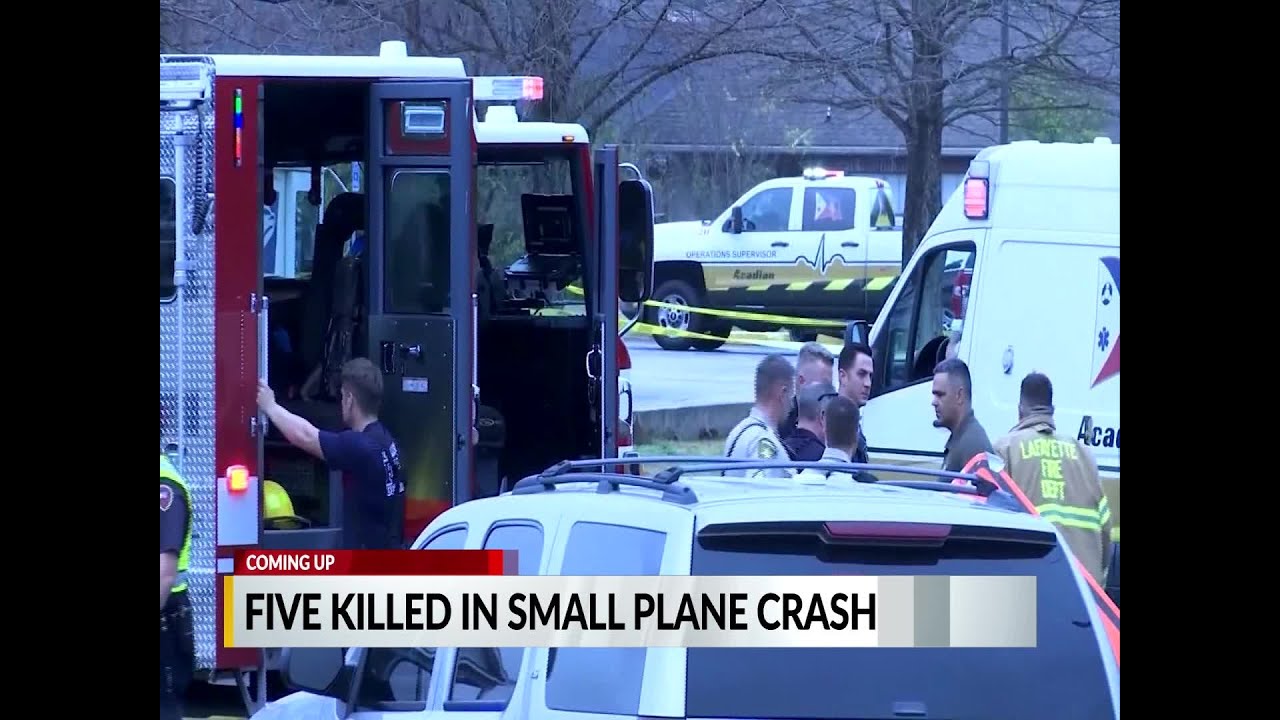 Louisiana Plane Crash Kills 5 - YouTube