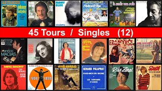 45 Tours / Singles (12) - Medley Chansons Françaises (20 Titres).