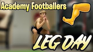 Academy Soccer Players Leg Workout