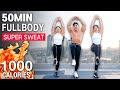 [흥폭발💦] 묵은 체지방 삭제시켜주는 50분 전신 운동 | 50MIN FAT BURNING FULLBODY WORKOUT ​⁠@shaketwins