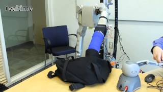 Teleoperated exploration of a canvas bag using tactile sensing and model predictive control