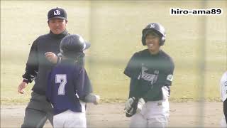 《中学硬式》  【試合開始～】　ヤングひろしま  対  広島西シニア　【１回表裏】