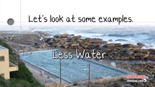 Fewer vs. Less by Shmoop