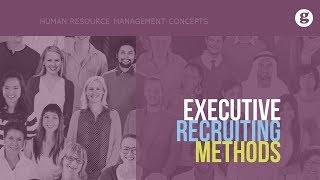 External Recruiting Methods