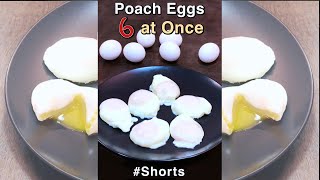 Poach many Eggs at Once - Easy and Perfect Every Time #Shorts