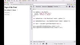 Getting Started with Backbone:Backbone Data Flow