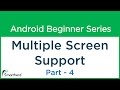 #43 Android Tutorial: Multiple Screen Support - 4 Make Your Android App - Part - 10
