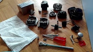 TRUCAR MOTOR MINIMOTO 49 CC PASO A PASO RECONSTRUIDO DESDE CERO