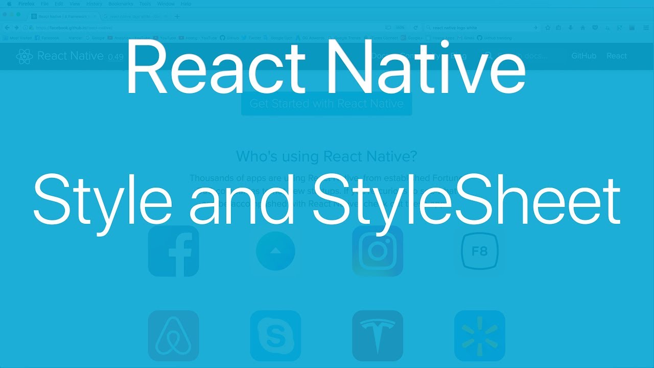 06-Style A React Native Component With StyleSheet - YouTube