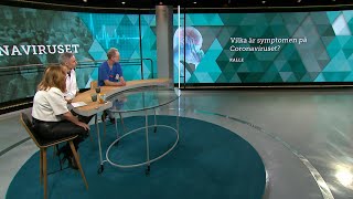 Doktorerna svarar på tittarnas frågor om Coronaviruset - Malou Efter tio (TV4)