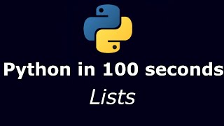 Python Tutorial for Absolute Beginners - #2 Lists (fast pace)