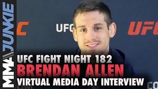 Brendan Allen hopes Sean Strickland tries to talk | UFC Fight Night 182 interview