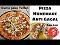 PIZZA TEFLON | CARA MUDAH BIKIN PIZZA RUMAHAN RASA RESTORAN | TANPA TELUR | ENAK BIKIN NAGIH