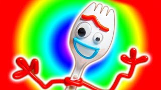 Toy Story 4 Toys Come to Life Pretend Play for Kids | Forky I'm Trash | Kinder Playtime