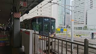 大阪環状線323系大阪駅発車（JRゆめ咲線直通ユニバーサルシティ方面桜島行き）