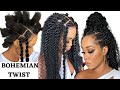 🔥How To: Boho Goddess Passion Twists /Beginner Friendly step by step / RUBBER BAND  METHOD / Tupo1